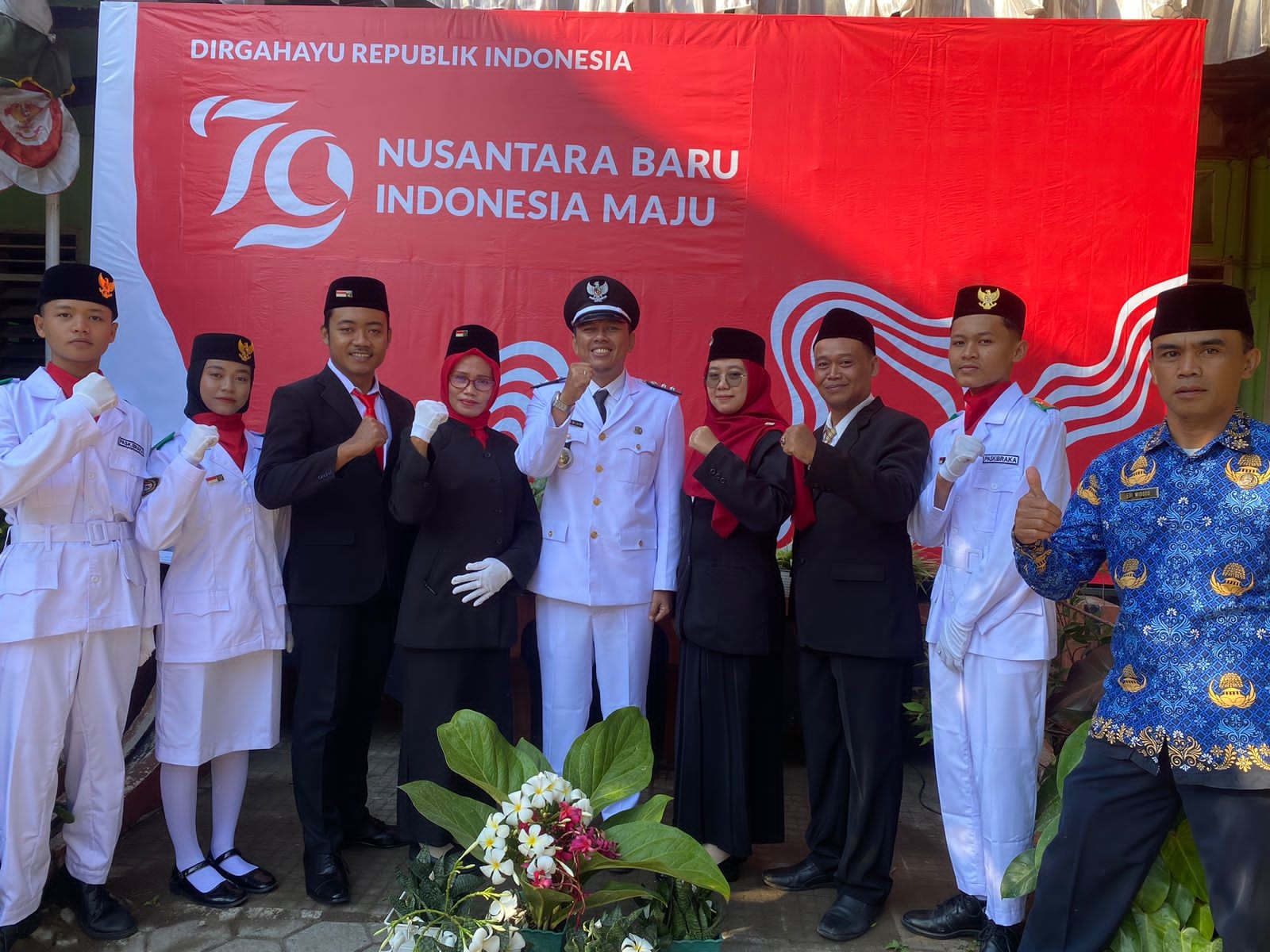 Bersama Inspektur Upacara